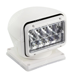 Прожектор с дистанционным управлением, белый корпус, светодиодный, брелок, модель 220 (SL22041CW12VS